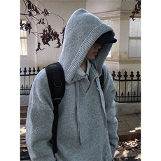 潮流潮牌宽松百搭男女美式情侣连帽针织衫MYB85-P59，男装针织衫/毛衣，星座208-5