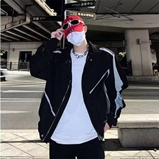 【春款】DW218-P72高级感拼接设计冲锋衣夹克男士外套新款春秋季，男装夹克，星座603-2