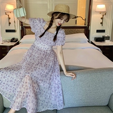 【新款现货】碎花连衣裙82369-P115-K165，女装连衣裙，辉之琳