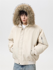 潮流宽松棉服高高街潮牌休闲棉衣A161-9987，男装棉衣，电商A161