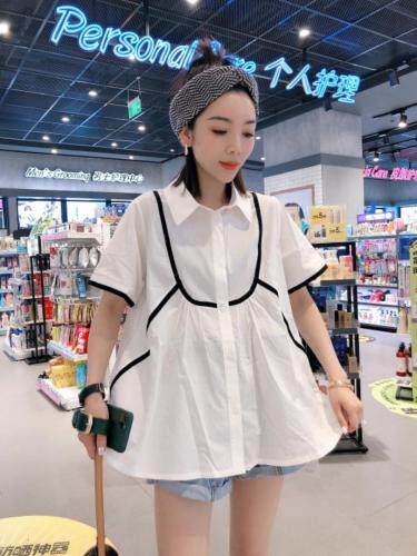 夏季娃娃衫版上衣，超款，女装，一杭