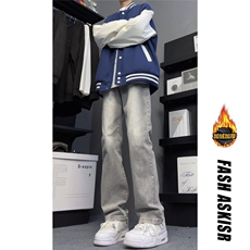 抖音得物品质百搭牛仔裤212-2-DY154-特P60加绒特P65，男装牛仔裤，星座808A-1