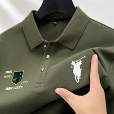 POLO衫主推数据好大货备足长期款高品质大，男装Polo衫，钱塘207-1