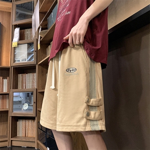 D232A-CF23-P35 控48 直播品质大码休闲短裤，男装牛仔裤，电商D232A