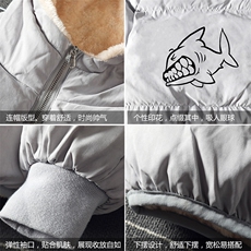 MY16041-P100加厚加绒连帽棉衣男大码棉服男面包服男，男装棉衣，电商A040A