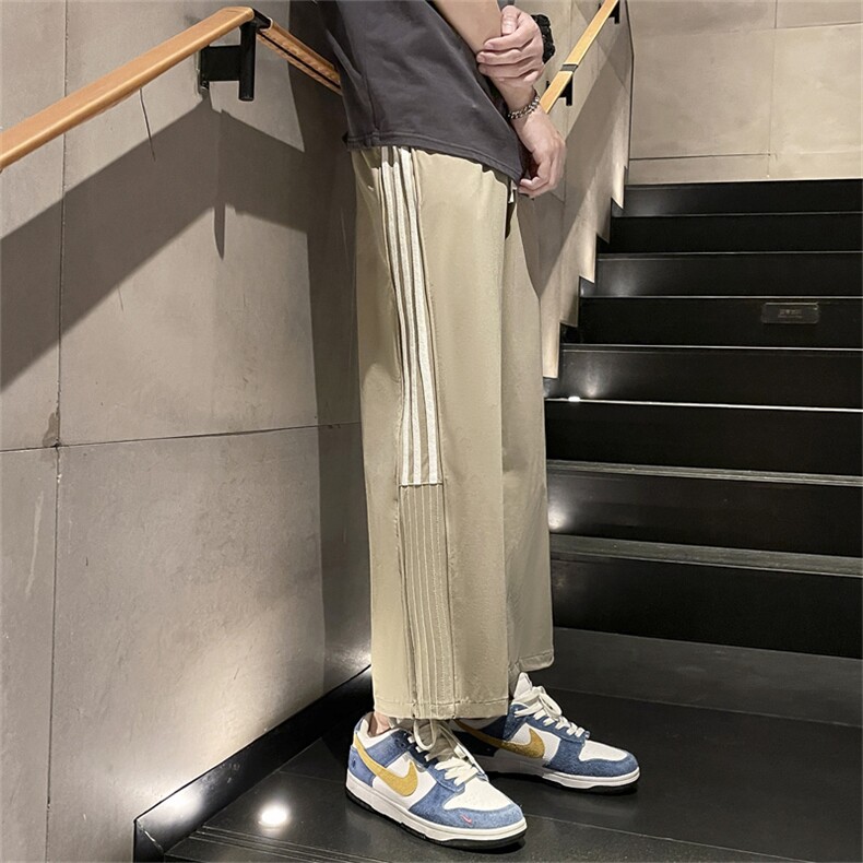 抖音高品质夏季冰丝薄款休闲九分裤男BK231-P45控68,男装休闲裤,电商B370
