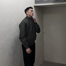 26春装新款美拉德立领飞行夹克boxy廓形休闲百搭外套上衣JK6500，男装夹克，电商A486