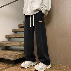 INS秋冬潮流百搭新款灯芯绒宽松直筒休闲裤B315-K23488-P45控58图片