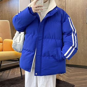703-MY937-P85 冬季休闲 学生棉衣 拼接羊羔毛图片