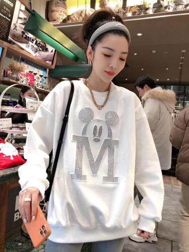 超火爆米奇′烫钻卫衣，女装卫衣/绒衫，一杭