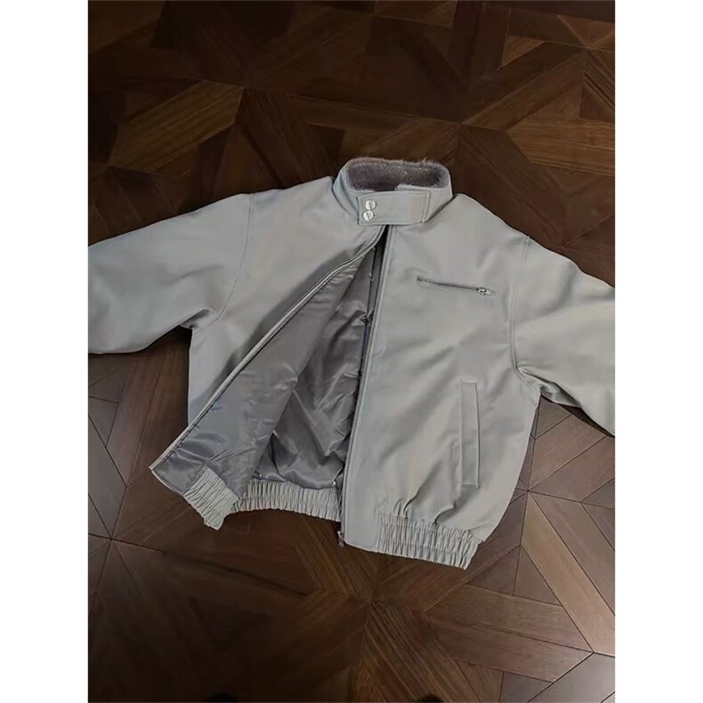 网图有货毛领哈灵顿棉服保暖上衣活页分割夹克棉衣男女A1217-P88,男装夹克,星座1505