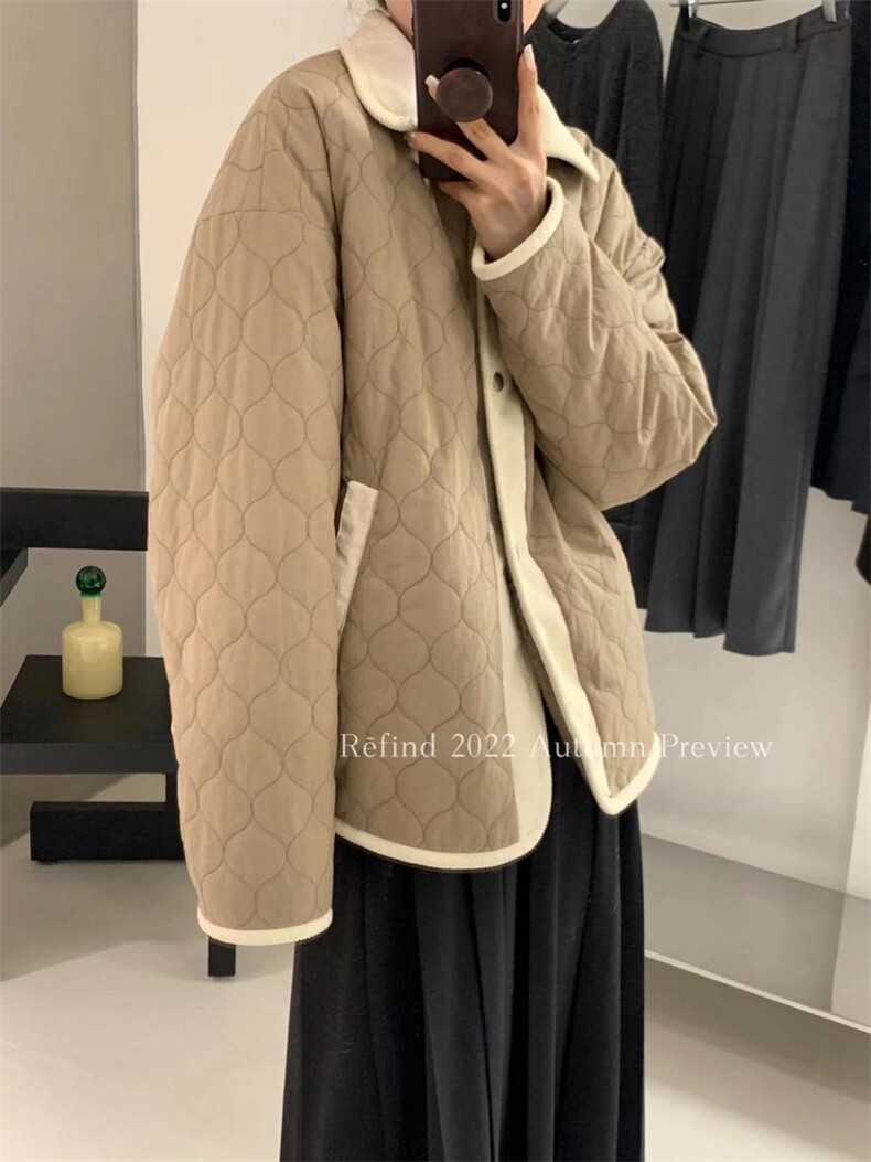 【现货】性价比极高的跑量款两穿小服?羊羔毛外套，女装棉衣/棉服，Refind