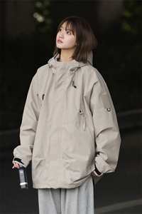 Cityboy情侣 时尚连帽冲锋衣外套夹克 团体班服图片