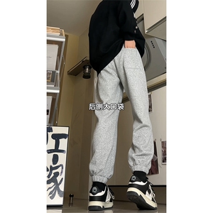 2025华棉运动裤束脚卫裤 M-4XL K823-1 特P43 控68图片