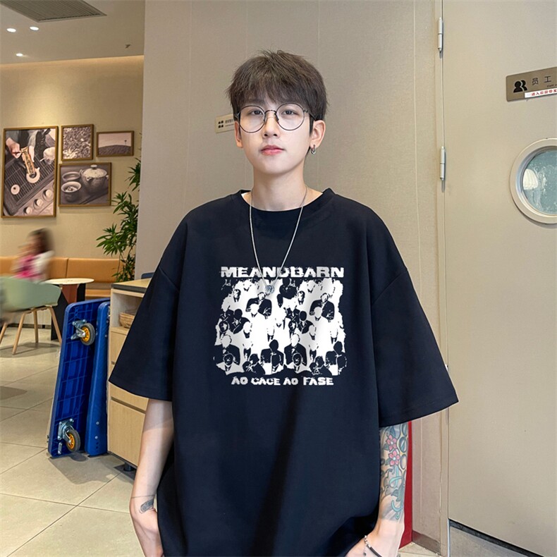 量大优供视频230g重磅纯棉短袖T恤男NT247-特P19控38,男装T恤,电商B367