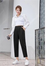 秋季卫裤两粒扣，女装休闲裤，LC裤子