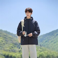 UPF50+有报告凉感轻薄透气宽松大码潮流防晒服DQC658-P48，男装防晒衣，电商B306