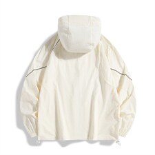 UPF50+有报告凉感轻薄透气宽松大码潮流防晒服DQC658-P48，男装防晒衣，电商B306