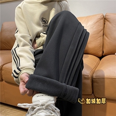 INS秋冬潮流条纹休闲裤常规K23504-p50控68加绒K23504JR-p60控78，男装休闲裤，电商B315