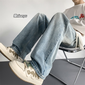 XZ616 秋季新款宽松百搭休闲牛仔裤 TY931 P55控68图片