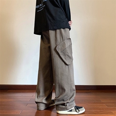 2026秋季新款美式工装立体袋拼接休闲裤XZ604-KG38-P55控68，男装工装外套，星座604
