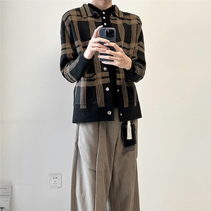 老钱风 提花针织开衫外套 W1802/特P55图片