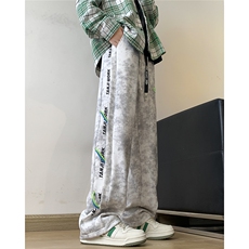 大量现货压痕扎染脏脏裤休闲长裤直筒特批P45控78，男装休闲裤，电商D205