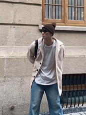秋季青春流行男夹克文艺潮毛呢外套FA11P50，男装夹克，星座1116-2
