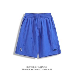 抖音品质夏季新款速干凉感宽松休闲短裤B315-K25562-特p20控38图片