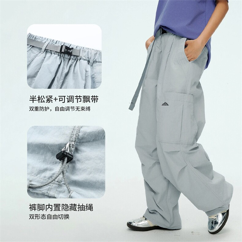 (网图慎用)秋季美式户外骑行多口袋男宽松休闲裤K24035-特P50控98，男装休闲裤，电商A001