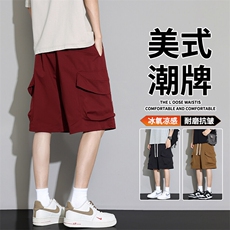 抖音品质夏季学生外穿短裤中裤裤子休闲A146-GY501特p35量大优，男装牛仔裤，HDA146