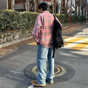 2025春款 韩版格子长袖衬衫C7110-P65 棉图片