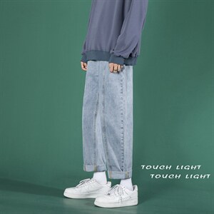 主推！纯色牛仔裤宽松休闲直筒老爹裤X715NZ006批45控68，男装牛仔裤，星座715