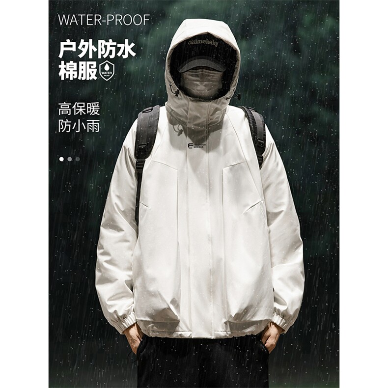 户外冲锋棉服DT2251-TP110控价158冬季防水字母印花棉衣外套男,男装棉衣,电商A102-1