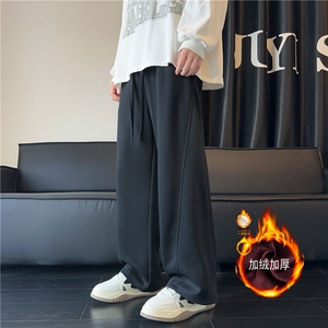 青少年弯刀裤运动加绒休闲卫裤CK47  S-2XL  特P38  加绒特P45图片