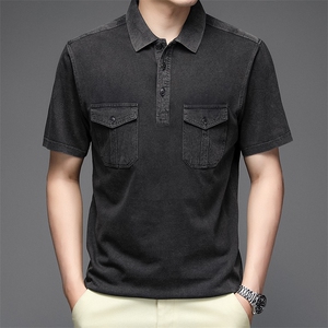 纯棉T恤短袖男2023夏季潮流半袖圆领上衣服NX8906-P55,肤色适合穿浅色衣服搭配衣服吗图片