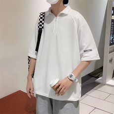 POLO衫男韩版潮流高街帅气百搭夏季2024新款ins宽松T恤WB265-P30，男装Polo衫，星座412-3