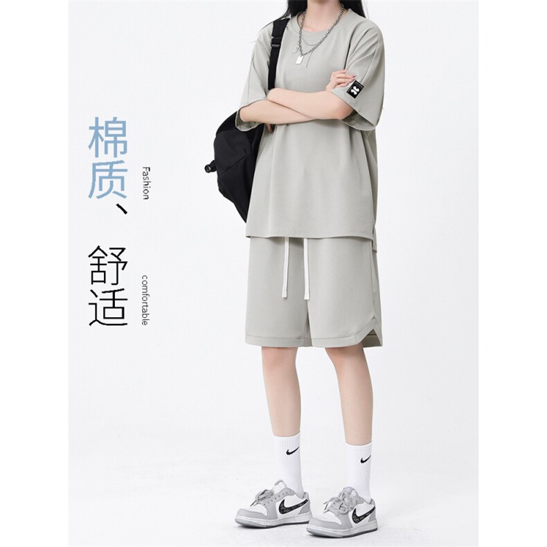 夏季运动百搭简约时尚套装TZ17-特批68,男装休闲套装,星座718