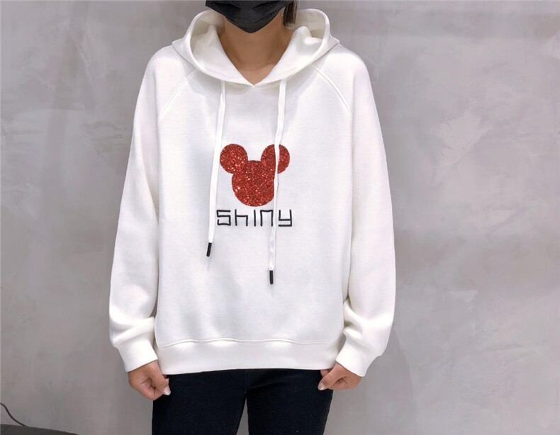亮片米奇卫衣，女装卫衣/绒衫，韩外