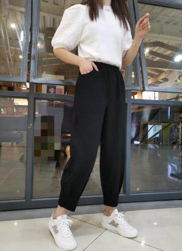 2021秋季新款百搭哈伦裤M一XⅩL，其它，简 影