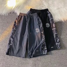 男夏季潮流时尚休闲短裤灯芯绒刺绣D97P25，男装休闲裤，星座1116-2