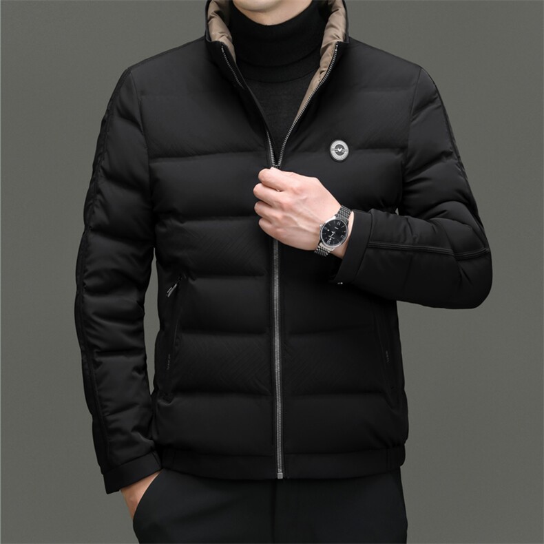 DF8866钱塘2020-2新款时尚休闲立领简约中年男士羽绒服P225,男装羽绒服,钱塘207-2