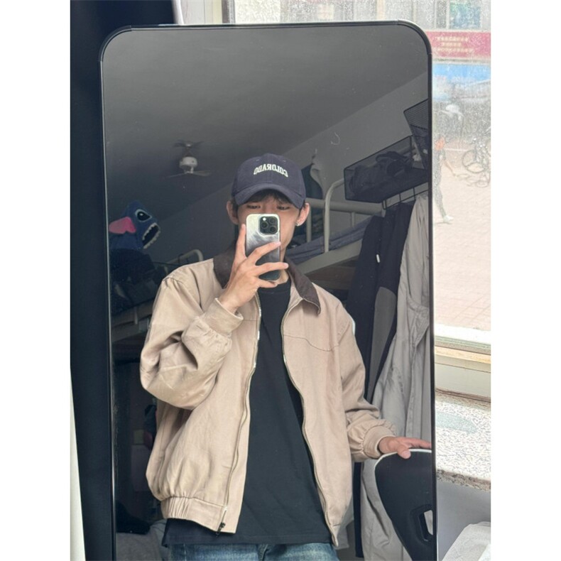 【有货】美式复古短款工装外套男春秋cleanfit夹克Y185CC-特P75,男装夹克,星座1007（原301D）