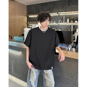 8XL-M 高品质！！特大码冰丝速干T恤男透气短袖上衣纯色DX314P25图片