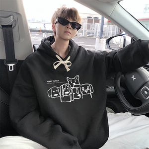 8XL连帽卫衣男大码胖子帽衫大号运动服WY2404-P35 加绒款-P40图片