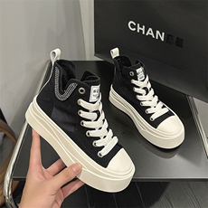 小白鞋女2023夏季新款高帮运动休闲鞋网面透气板鞋真皮百搭女鞋子，女鞋单鞋，电商A223