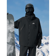 2025冬户外防水防风保暖男中性加绒加厚连帽滑雪服男女HF93-P185，男装棉衣，电商A001
