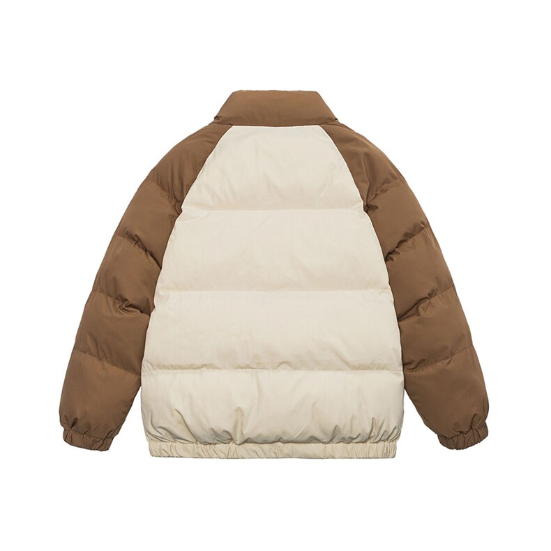 白底新款冬季时尚百搭立领加厚棉服外套MY66601P115控158,男装棉衣,电商A268-1