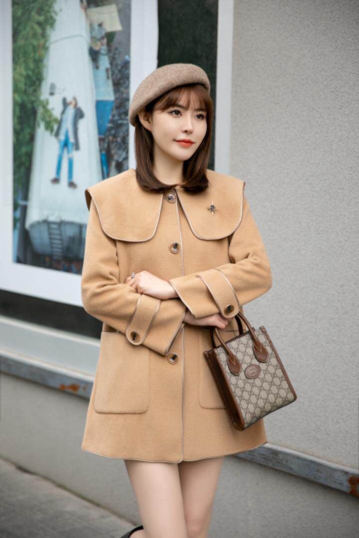 现货供应：冬装新款双面羊绒大衣外套M一XX，其它，拉思维加丝