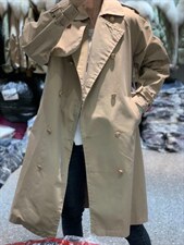 2022年春季欧美气质修身过膝高端大衣外套潮，其它，L·H·X